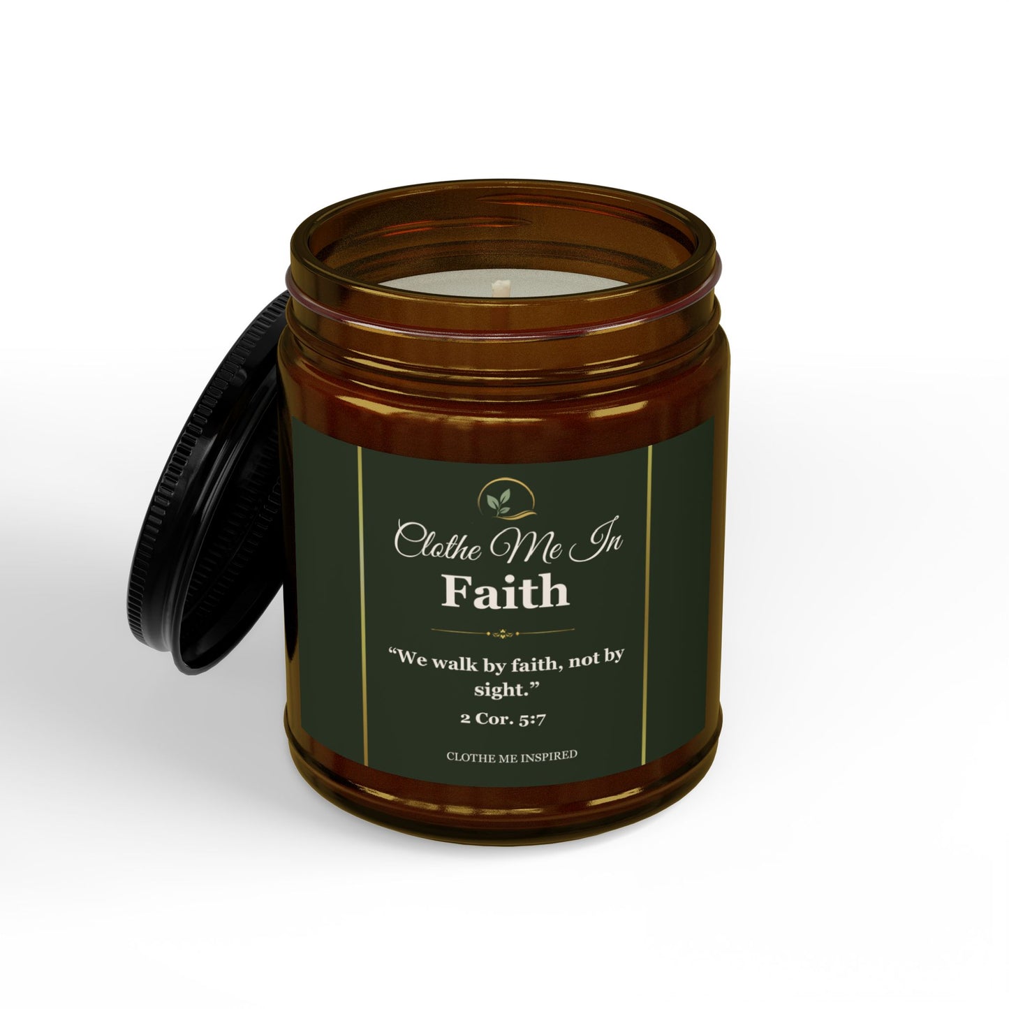 Clothe Me In Faith | Scripture Soy Candle