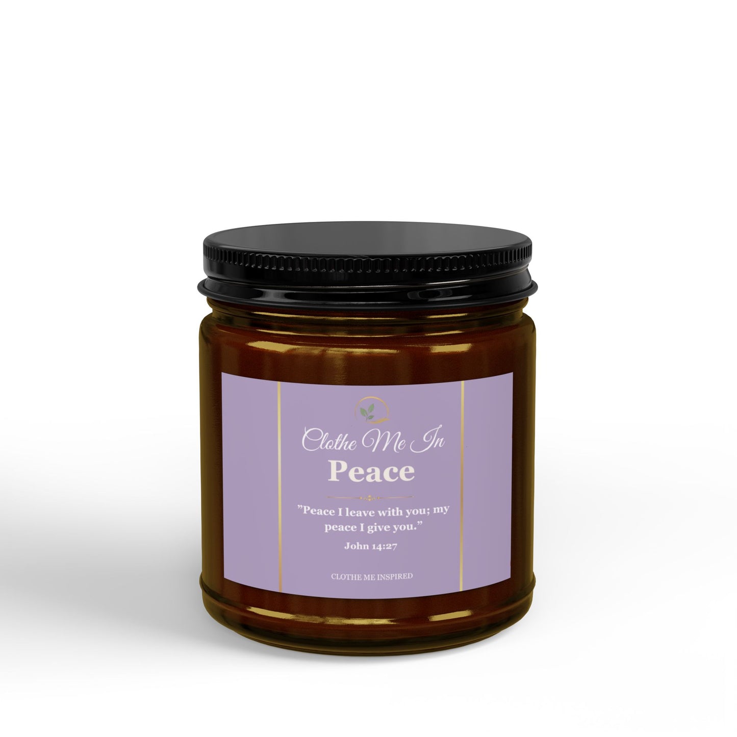 Clothe Me In Peace | Scripture Soy Candle