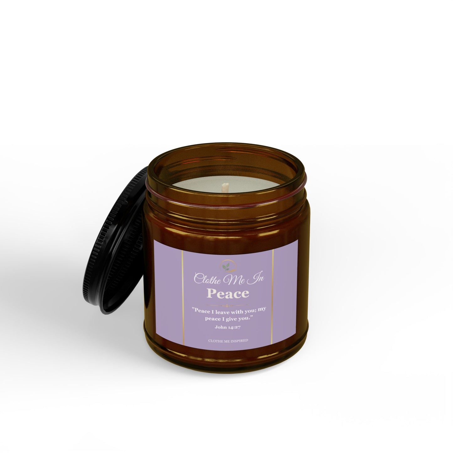 Clothe Me In Peace | Scripture Soy Candle