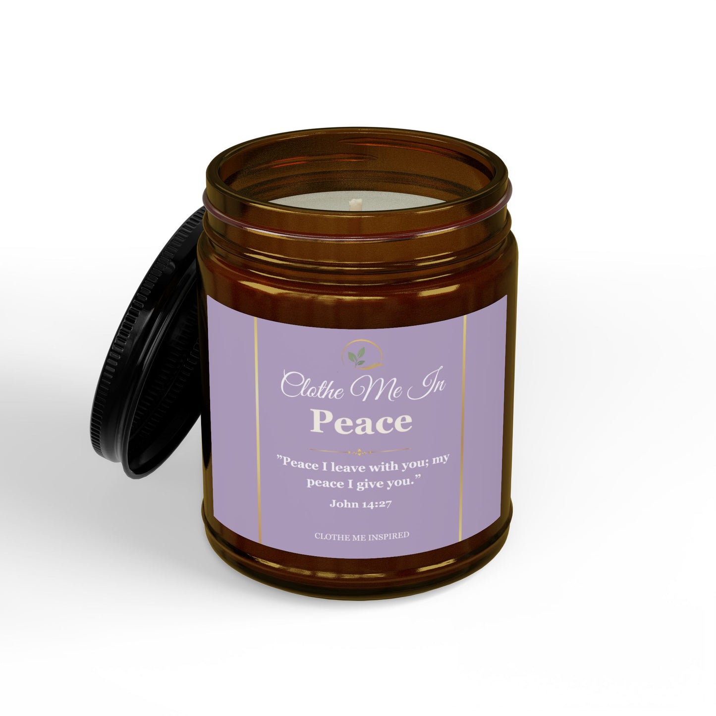Clothe Me In Peace | Scripture Soy Candle