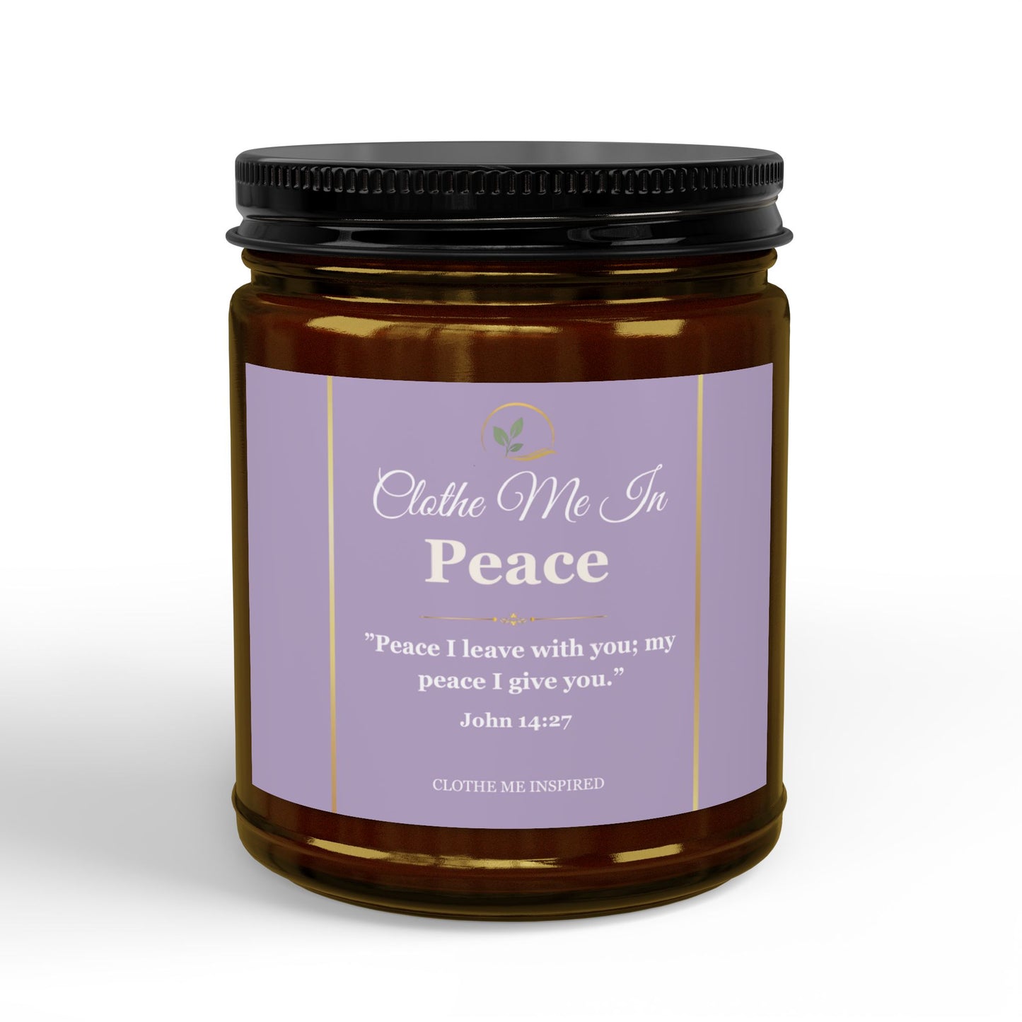 Clothe Me In Peace | Scripture Soy Candle
