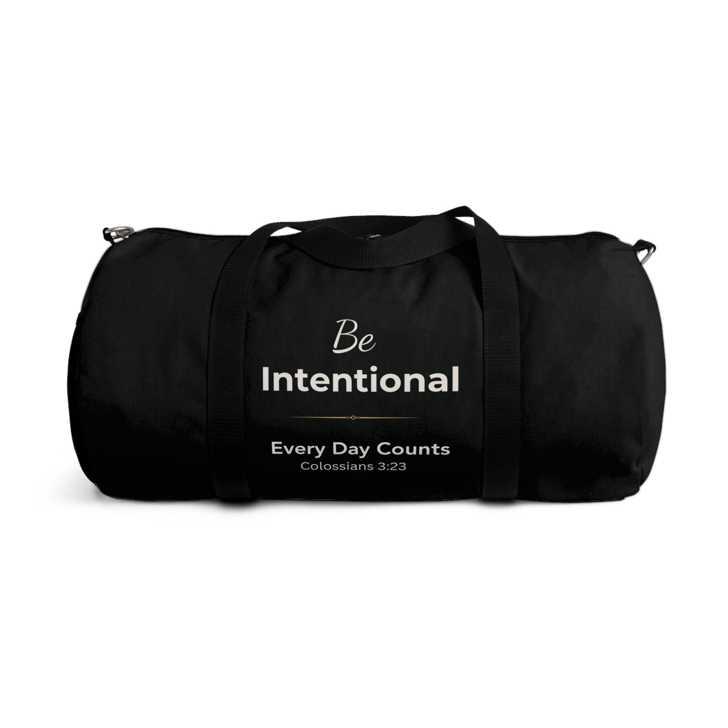 Be Intentional Duffle — Midnight