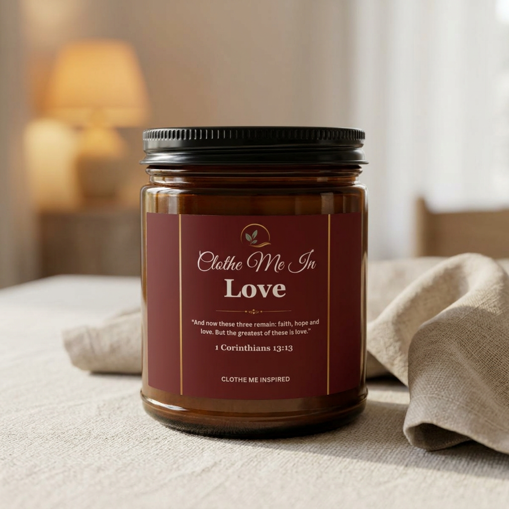 Clothe Me In Love | Scripture Soy Candle