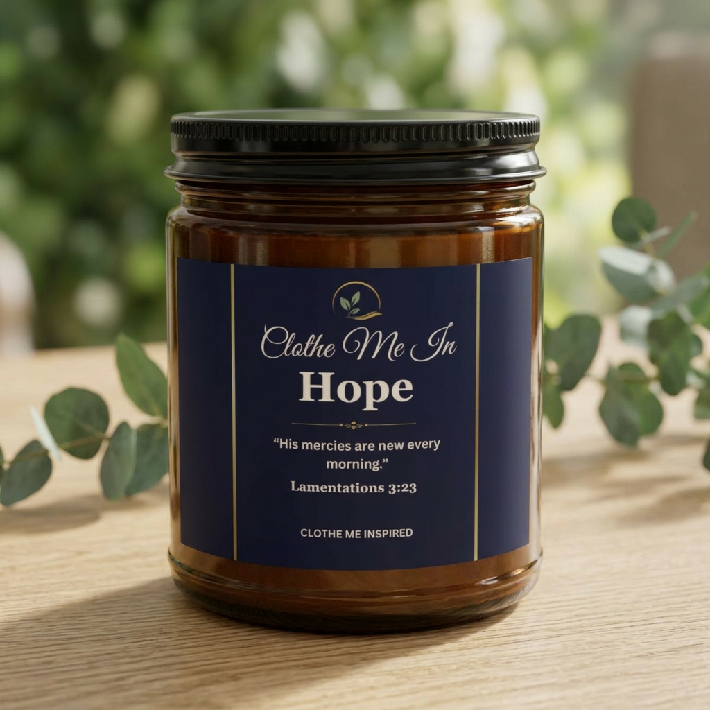 Clothe Me In Hope | Scripture Soy Candle
