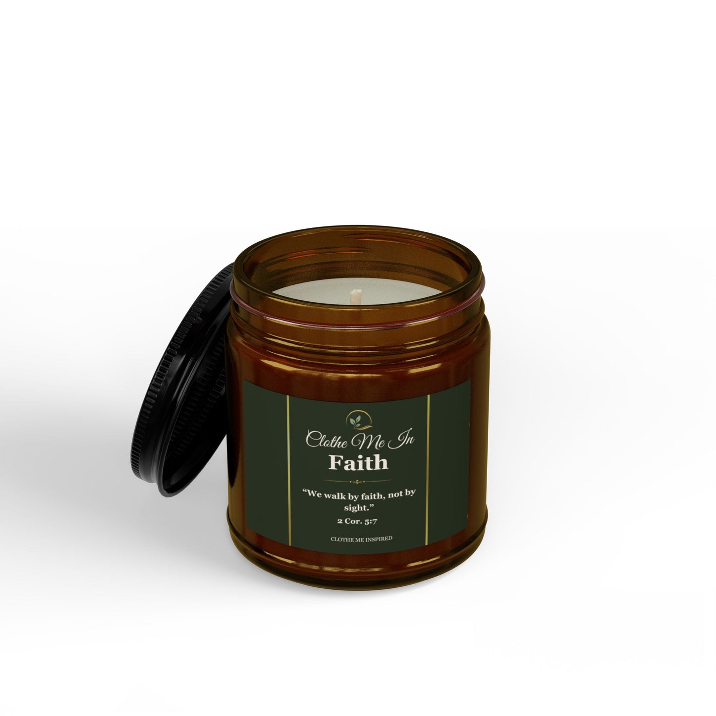 Clothe Me In Faith | Scripture Soy Candle
