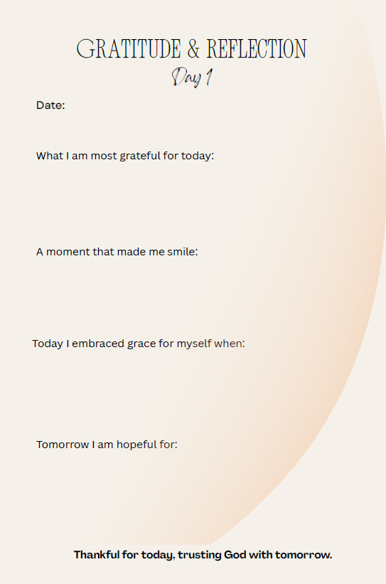 Clothe Me In Gratitude — 30-Day Digital Gratitude Journal