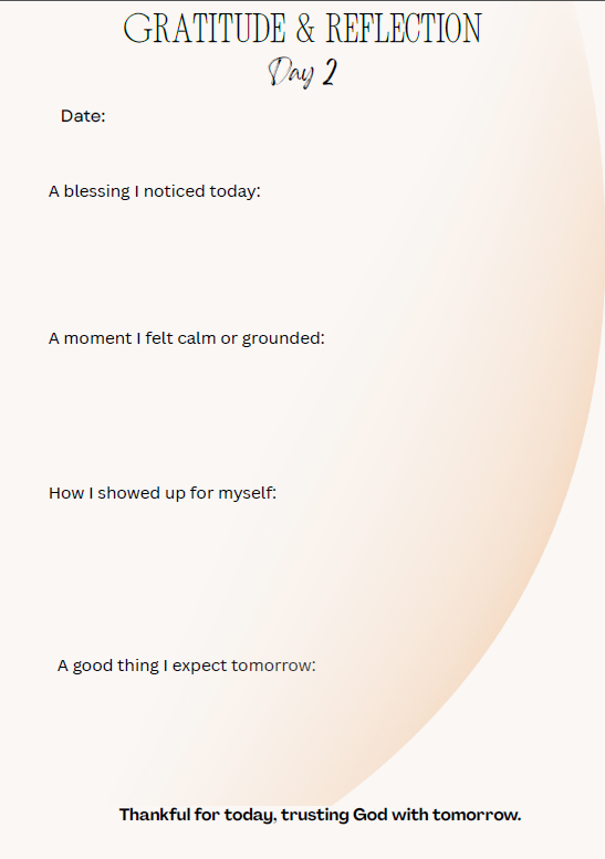 Clothe Me In Gratitude — 30-Day Digital Gratitude Journal