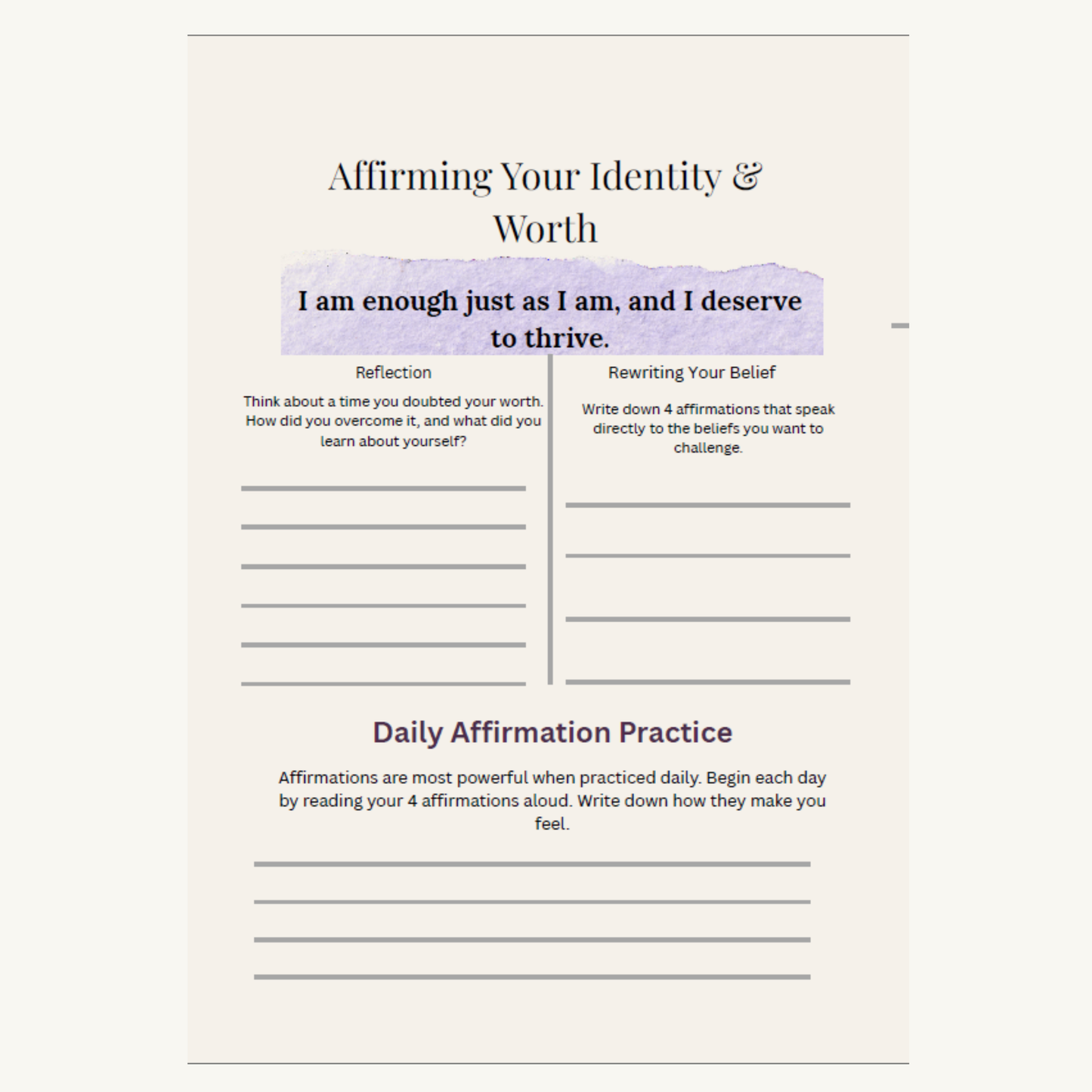 Clarity & Confidence Guide — Affirming Your Path (Ebook)
